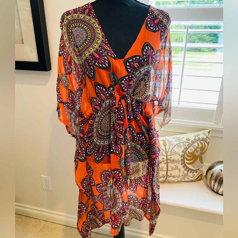 Echo New York Paisley Swimsuit Cover-up